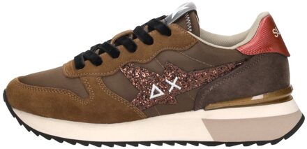 Sun68 Stargirl Glitter Logo Z45217_08 Bruin-37 maat 37