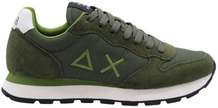 Sun68 Stijlvolle Sneaker met Boquerones Details Sun68 , Green , Heren - 46 Eu,44 Eu,43 Eu,41 Eu,40 Eu,45 Eu,42 EU