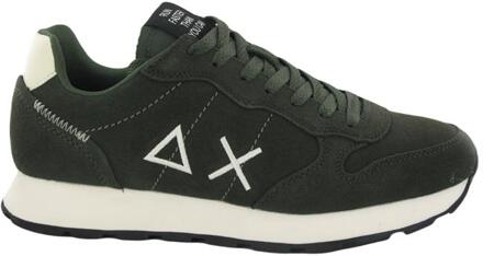 Sun68 Sun Tom Suede Sneaker Heren Groen