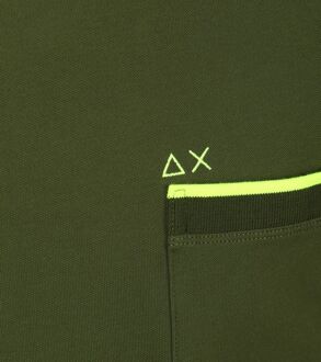 Sun68 T-Shirt Small Stripe Donkergroen - L,M,XL,XXL