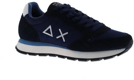 Sun68 Tom solid heren sneaker | heren | maat: | combinatie - maat 44 Blauw