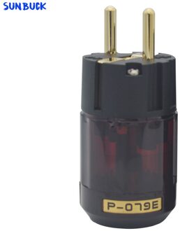 Sunbuck Hi End P029 P-079E C079 24K Vergulde Ac Power Plug Power Kabel Kabel Audio Diy Power Connector