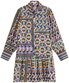 SUNCOO Gedrukte jurken Suncoo , Multicolor , Dames - Xl,L,M,S
