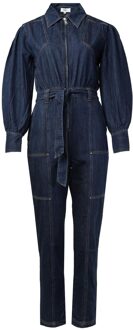 SUNCOO Jeans jumpsuit Twist  blauw - L,