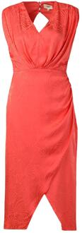 SUNCOO Midi-jurk met print Chona  oranje - S,L,