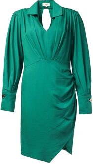SUNCOO Viscose jurk Cristel  groen - XS,S,M,L,