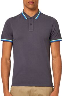 Sundek Brice Polo Heren donker groen - blauw - wit - oranje - M