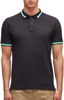 Sundek Brice Polo Heren zwart - blauw - groen - XXL