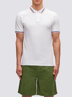 Sundek Poloshirt - Maat XL  - Mannen - wit/donkerblauw/blauw/roze