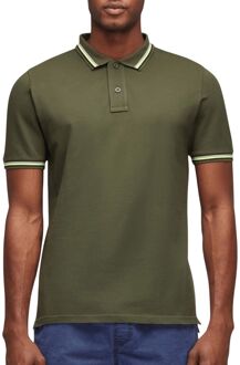 Sundek Poloshirt - Mannen - donker groen/groen/zwart