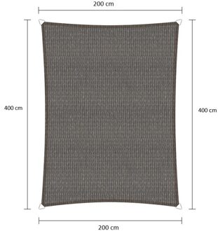 Sunfighter Schaduwdoek Rechthoek grijs 2x4m.