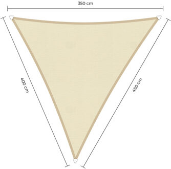 Sunfighter Waterproof langhoek ivoor 3.5x4x4.5m.