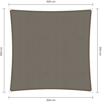 Sunfighter Waterproof vierkant taupe 5x5m.
