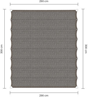 Sunfighter Wavesail grijs 2,9x3m.