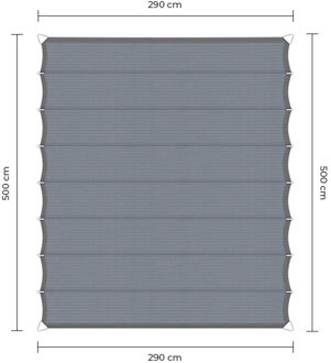 Sunfighter Wavesail Waterproof grijs 2,9x5m.