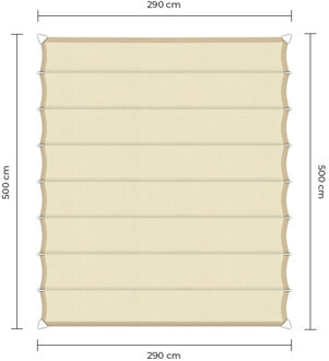 Sunfighter Wavesail Waterproof ivoor 2,9x5m.