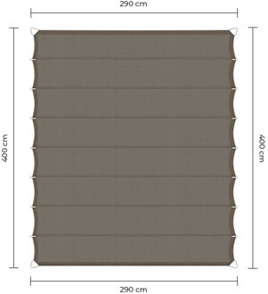 Sunfighter Wavesail Waterproof taupe 2,9x4m.