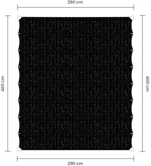 Sunfighter Wavesail zwart 2,9x4m.