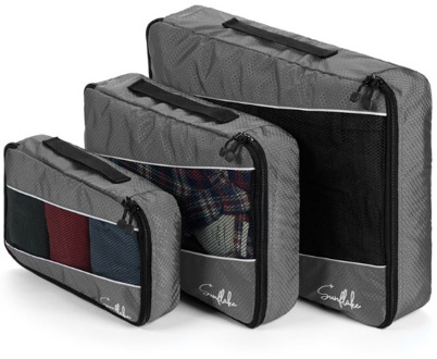 Sunflake Packing Cubes Set 3 inpakzakken voor backpack of koffer