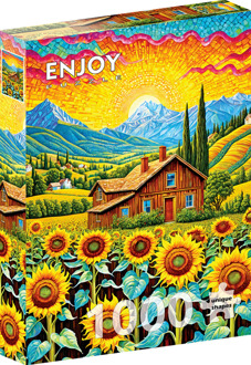 Sunflower House Puzzel (1000 stukjes)
