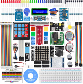 SunFounder Raspberry Pi Starter Kit for Raspberry Pi 4B 3B+, 30 Projects with Tutorials Support Python C