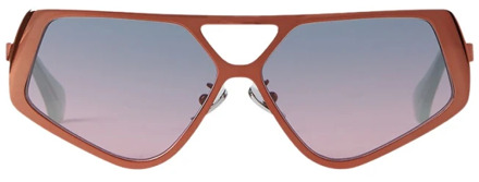 Sunglasses Retrosuperfuture , Orange , Unisex - ONE Size