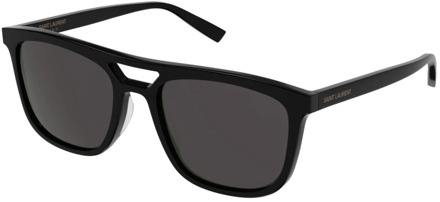 Sunglasses Saint Laurent , Black , Heren - 56 MM
