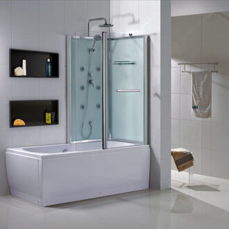 Sunk Inbouwnis - 30 x 60 x 7 cm. - Mat Zwart