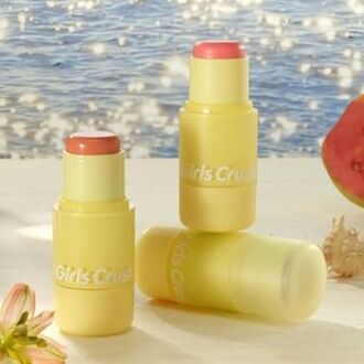 Sunkissed Glow Collection Glossy & Matte Blusher Stick - 4 Colors #27 Pink Sea - 4.2g