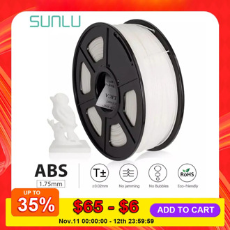 SUNLU 1KG 1.75MM ABS filament fast delivery colorful filament spool wire reprap 3D printer 1.75mm 1KG per roll