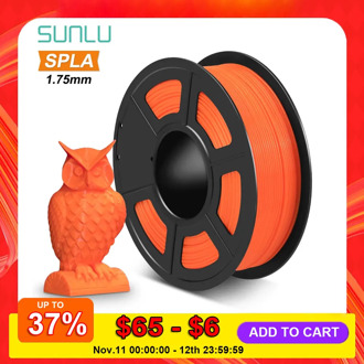 SUNLU SPLA Filament 1.75 mm 1kg S PLA 3D Printer Filament Good Toughness 3d Printing Materials