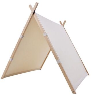 Sunny Como Tipi Tent in crème Wigwam Speeltent / Speeltentje van 100% katoen & FSC 100% hout