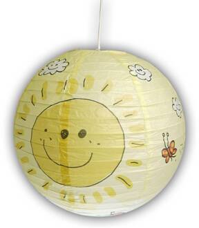 Sunny - een stralende hanglamp voor kinderen wit, geel