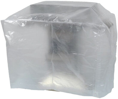 Sunnydays Afdekhoes/beschermhoes voor BBQ - transparant - 125 x 60 x 60 cm