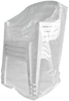 Sunnydays Afdekhoes/beschermhoes voor tuinstoelen - transparant - 66 x 150 cm