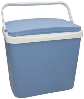 Sunnydays Beach Vibes Koelbox - 24 liter - kunststof - blauw - 40 x 30 x 36 cm