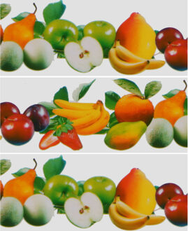 Sunnydays Fruitvliegjes val fruit raamstickers - 6x stickers - ongedierte bestrijding