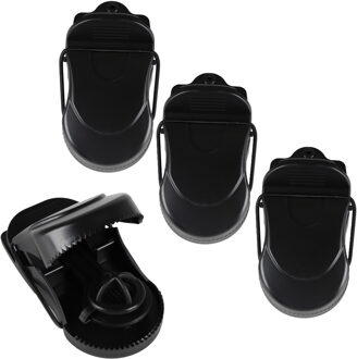 Sunnydays Herbruikbare muizenval - 4x - 10 cm - kunststof - muizenklem/muizenklemmen - voor binnen en buiten