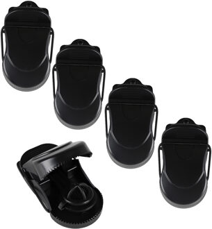 Sunnydays Herbruikbare muizenval - 5x - 10 cm - kunststof - muizenklem/muizenklemmen - voor binnen en buiten