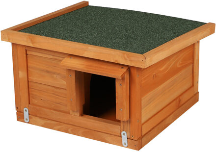 Sunnydays Houten egelhuis - schuil huisje - hout - L36 x B24 x H40 cm