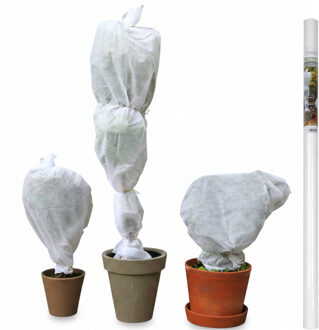 Sunnydays Planten beschermhoes - 2x - 1 x 15 meter - wintertas - vorst bescherming