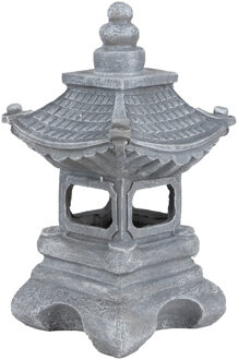 Sunnydays Tuin Aziatische Pagode lamp - Solar - LED - 17 x 34 cm - Sfeer lamp