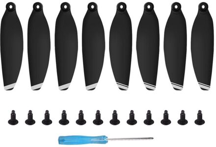 Sunnylife 8Pcs Propeller 4726F Compacte Low Noise Wing Paddle Props Goed Balanced Propellers Blade Drone Set Voor Mavic mini zilver