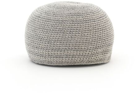 Suns Arezzo poef ø 70cm (h: 50cm) - Laagste prijsgarantie! Grijs