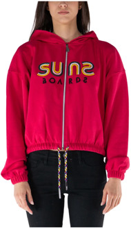 Suns Asia Sweatshirt voor Vrouwen Suns , Red , Dames - M