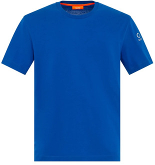 Suns Casual Katoenen T-shirt Suns , Blue , Heren - 2Xl,Xl,L,M,S