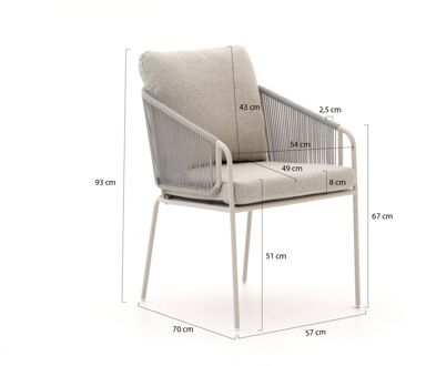 Suns Revello dining tuinstoel - Laagste prijsgarantie! Wit