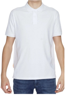 Suns Stijlvolle T-shirt en Polo Suns , White , Heren - 2Xl,Xl,L,M