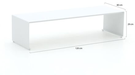 Suns Stockholm toptafel 120x40x28cm - Laagste prijsgarantie! Wit