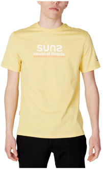 Suns T-Shirts Suns , Yellow , Heren - Xl,L,M,S